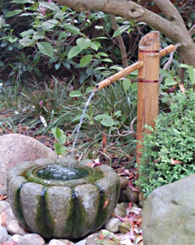 45cm Shenzen Bachi Japan Wasserbecken aus Granit Naturstein Koi Zen-Garten 