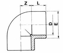 PVC - Winkel 90°