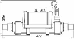 Elecro Aquatic Heizer 230V 2kW (9 amp,)