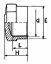 PVC-Gewindestopfen von 3/8" bis 2" (Zoll)