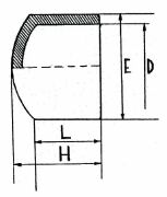 PVC-Klebekappen 16 mm bis 110 mm