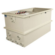 DVS CL-Trommelfilter Serie mit Biokammer, Steuerung und Spülpumpe
