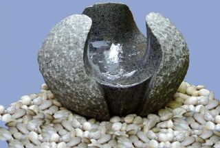 Tsubomi Sprudelstein im Ø 40 - 50 cm, einzeln oder mit Becken