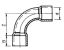 PVC-Bogen 90° Durchmesser 32 mm