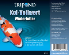 Tripond Koi Fischfutter Vollwert Winter 5 mm, 25 kg