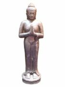 Stehender Buddha, Begr&uuml;&szlig;ung, H&ouml;he 60 - 158 cm