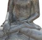 Sitzender Buddha, Erdber&uuml;hrung, H&ouml;he 45 - 80 cm