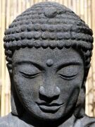 Japanischer Buddha, schwarz oder oliv, Höhe 42 - 66 cm