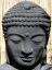 Japanischer Buddha, schwarz oder oliv, H&ouml;he 42 - 66 cm