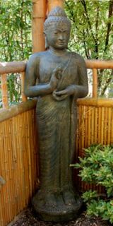Stehender Buddha Rad der Lehre drehend