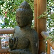 Stehender Buddha, Rad der Lehre drehend, H&ouml;he 111 - 150 cm