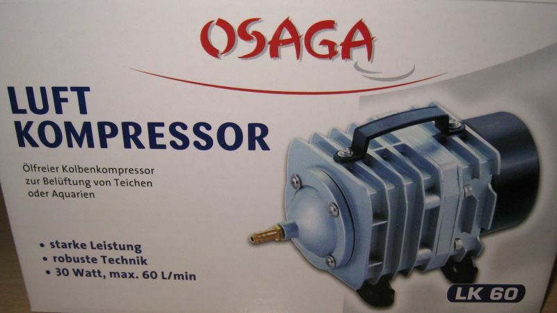 Zubehör Osaga LK35,LK60 Kompressor Teichbelüfter Sauerstoffpumpe Luftverteiler 