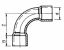 PVC-Bogen 90° Durchmesser 40 mm