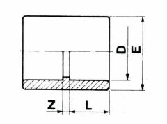 PVC-Muffe Ø 20 mm