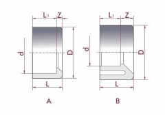PVC-Reduktion von 110 auf 75 mm