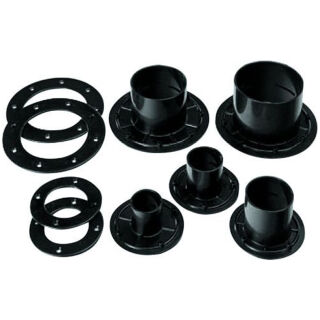 Tank-Connector Folienflansch 110 mm Radial leichte Ausführung