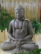 Japanischer Buddha, Meditationshaltung, H&ouml;he 30 cm