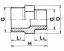 PVC-Reduziernippel von 1/2" bis 2" Außengewinde