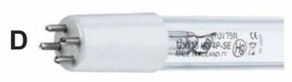 UV-C T5 Lampen 25 Watt L=358mm