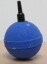 Luftsteinkugel Ø 23 mm, blau 2 Stück